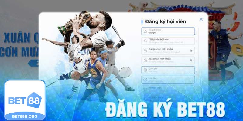 Các bước đăng ký Bet88 cực đơn giản cho người mới bắt đầu